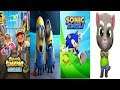 Subway Surf, Minion Rush, Sonic Dash, Tom Gold Run