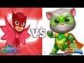 Talking Tom Hero Dash vs PJ Masks Moonlight Heroes - Super Tom vs Owlette Gameplay