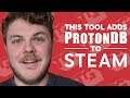 This tool will add ProtonDB rankings to your Steam Library!