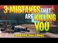 TOP 3 MISTAKES That Will Get YOU KILLED in WARZONE 😱