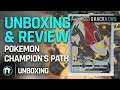 Unboxing & Review: Pokemon Champion's Path Boosters & More!