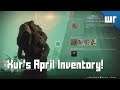 Xur's Destiny 2 Inventory for April!