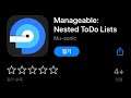 [03/12] 오늘의 무료앱 [iOS] :: Manageable: Nested ToDo Lists
