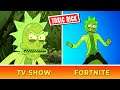 Comparing FORTNITE Toxic Rick Dance vs TV Show Toxic Rick
