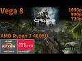 Crysis Remastered | AMD Ryzen 7 4800U APU | Vega 8 | 1080p 900p 720p Tested
