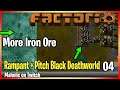 ⚙️Factorio ➡️ Solid Fuel & Iron ore patch ✅  ➡️Rampant Biters Deathworld PitchBlack 🏭⚙️| Gameplay