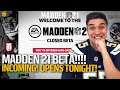 MADDEN 21 BETA OPENS TONIGHTS!! Details Here! | Madden 21