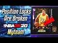 position locks are ALREADY BROKEN in nba 2k20 myteam.....