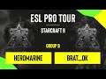 SC2 - HeRoMaRine vs. Brat_OK - DH SC2 Masters - Summer 2020 - Group B - EU