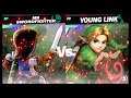 Super Smash Bros Ultimate Amiibo Fights – Request #20622 Zero vs Young Link