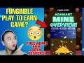 ADAMANT MINE A FUNGIBLE PLAY TO EARN GAME? | FREE ADAMANT TOKEN!| A CHARITY TOKEN?