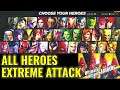 All Characters EXTREME ATTACK, Marvel Ultimate Alliance 3 (all super hero extreme attack showcase)