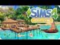 BEACH CABANAS 🌴 | Sims 4 Island Living Speed Build