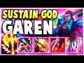 BECOME A SUSTAIN WIZARD WITH GOREDRINKER ON GAREN! - League of Legends Gameplay