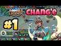 CHANG'E #1 RANK GAMEPLAY Mobile Legends: Bang Bang Sorry po may pag ubo sa video. May sakit lang po.