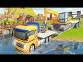 Crazy Heavy Euro Truck Transport Simulator - Offroad Truck Driving 3D Gameplay