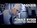 Cute Female Ryder Character Creation - Mass Effect: Andromeda [Naomi Ryder] [Modded]