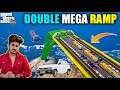 GTA 5 : TODAY I AM DOING DOUBLE MEGA RAMP CHALLANGE WITH INDIAN CARS