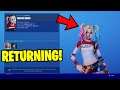 HARLEY QUINN SKIN RETURN RELEASE DATE in Fortnite Item Shop! (Harley Quinn Skin Coming Back)