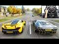 Lamborghini Centenario & McLaren P1 - Forza Horizon 4 | Logitech g29 gameplay