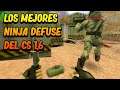 Los MEJORES 5 NINJA DEFUSE del Counter-Strike 1.6 !!