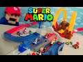MARIO KART Hot Wheels BOWSER's CASTLE CHAOS Track Set & RARE Shy Guy Racing Pack Unboxing