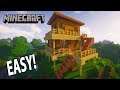 Minecraft: How To Build A Cool House With Interior Tutorial