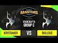 SC2 - Krystianer vs. SKillous - DH Masters: Winter 2020 - Group C - EU