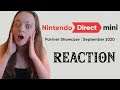 Tired Girl REACTS to Nintendo Direct Mini Partner Showcase 09.17.2020 | TheYellowKazoo