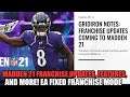 EA FIXED MADDEN 21 FRANCHISE MODE! NEW FRANCHISE MODE FEATURES, AND UPDATES! NEWS! | MADDEN 21