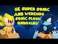 GE Super Sonic & Werehog Sonic Plush Unboxing!