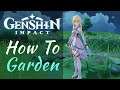 Genshin Impact | How to Garden | How to Get Seeds | Serenitea Pot | Update 2.0