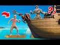 HIDE from the PIRATE KILLER in Fortnite