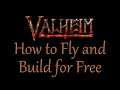 How to Fly and Build Without Materials with Valheim cheat codes Creative Mode