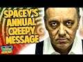 KEVIN SPACEY RELEASES CREEPY 2020 CHRISTMAS EVE VIDEO | Double Toasted