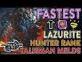 MH:Rise | Fastest HR, Meldables, and Lazurite Possible!