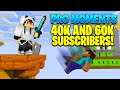 Minecraft Bedwars Live - ROAD TO 40K And 60K Subscribers (100k Family)