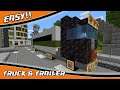 Easy Truck & Trailer Tutorial: How to Build a Truck Cab in Minecraft