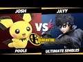The April Minor Pools - Josh (Pichu) Vs. Jayy (Joker, Meta Knight) Smash Ultimate - SSBU