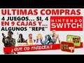ULTIMAS COMPRAS NINTENDO SWITCH - 4 JUEGOS, 9 CAJAS...