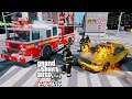 Using EmergeNYC Sirens & Horns In GTA 5 Firefighter Mod FDNY Engine Responding In Liberty City