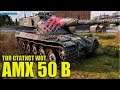 ТОП статист наказал детишек ✅ World of Tanks AMX 50 B лучший бой