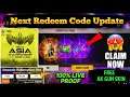 FREE FIRE NEXT REDEEM CODE || FREE DRACO AK SKIN FOR ALL || CK GAMING