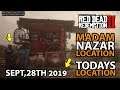MADAM NAZAR LOCATION SEPT 28TH - Where is Madam Nazar in Red Dead Online