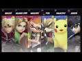Super Smash Bros Ultimate Amiibo Fights – Request #14702 Team Battle at Reset Bomb Forest