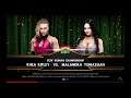 WWE 2K19 Malandra Tomassian VS Rhea Ripley 1 VS 1 No Holds Barred Match BCW Women's Title