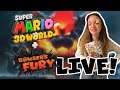 CAT MARIO VIDEO GAME w/ viewers // super mario 3d world + bowsers fury // TheYellowKazoo