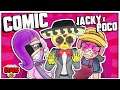 COMICs DE BRAWL STARS EN ESPAÑOL 😍 JACKY X POCO 😍
