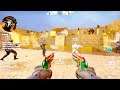 Counter Strike Global Offensive - Zombie Escape mod online gameplay on ze_surf_gypt map