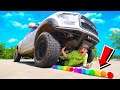 CRUSHING 50 SATISFYING THINGS WITH A GIANT TRUCK!